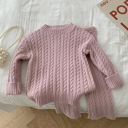 Knitted Clothing Set Long Baby/Toddler